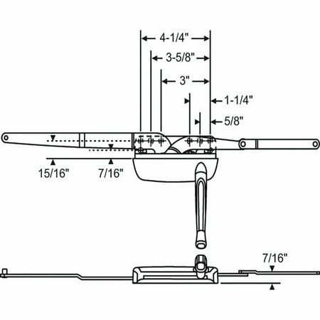 STRYBUC Dual Arm Casement Operator 36-368-1